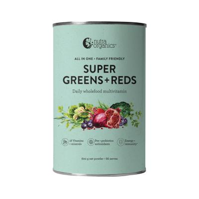 Nutra Org Org Super Greens Plus Reds 600g