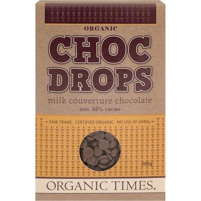 Choc Drops Milk Couverture Drops 200g