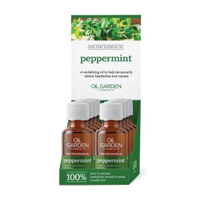 Oil Garden Essential Oil Peppermint 25ml X 8 Display