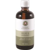 Oil Garden Massage Oil Blend Relax Unwind 100ml