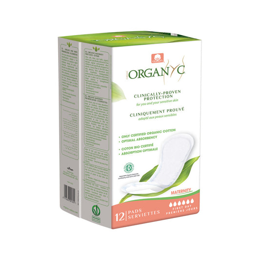 Organyc Org Pads Maternity (first Days) X 12