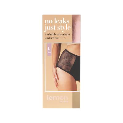 Pelvi Lemon Underwear Lbl High Waisted Black L