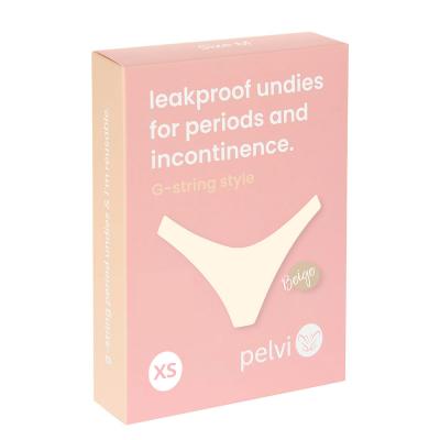 Pelvi Underwear Leakproof G String Beige Xs