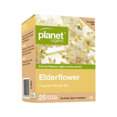 Planet Organic Org Elderflower Tea X 25 Tea Bags