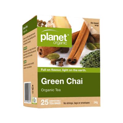 Planet Organic Org Green Chai Tea X 25 Tea Bags