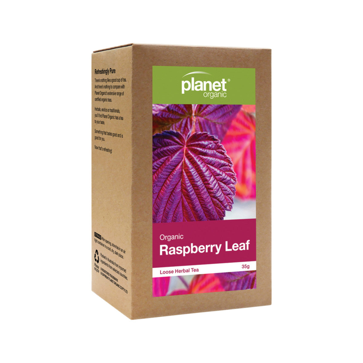 Planet Organic Org Raspberry Leaf Loose Leaf Tea 35g