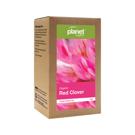 Planet Organic Org Red Clover Loose Leaf Tea 25g