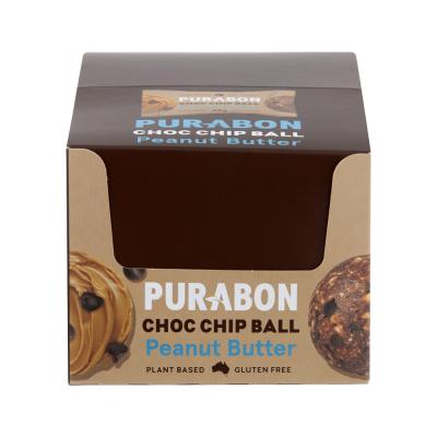 Purabon Balls Choc Chip Peanut Butter 45g X 12