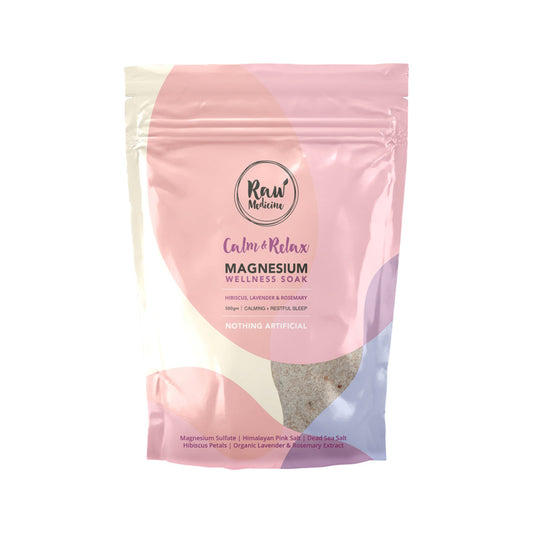 Raw Medicine Magnesium Wellness Soak Calm Relax 500g