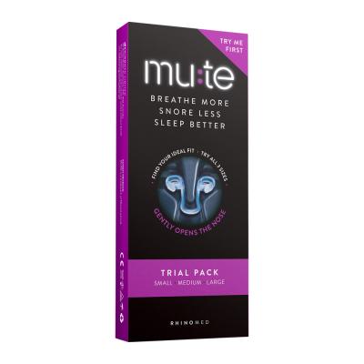 Rhinomed Mute Snoring Device Trial Pack (1 Of Each Size)