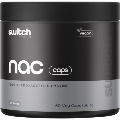 NAC 100% N-Acetyl L-Cysteine 60 Caps