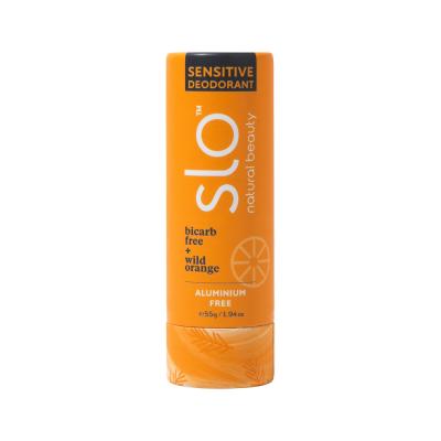 Slo Natural Beauty Deod Stick Bicarb Free Wild Orange 55g