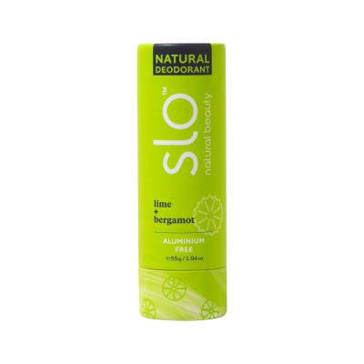 Slo Natural Beauty Deodorant Stick Lime And Bergamot 55g