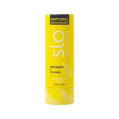 Slo Natural Beauty Deodorant Stick Pineapple Coconut 55g
