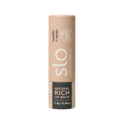 Slo Natural Beauty Organic Lip Balm Vanilla And Cacao 8g