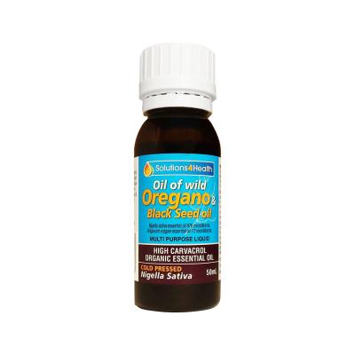 Solut 4 Health Oil Wild Oregano & Black Seed Oil 50ml
