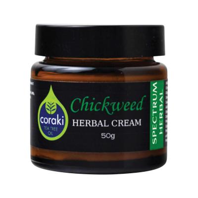 Spectrum Herbal Herbal Cream Chickweed With Coraki Tea Tree Oil 50g