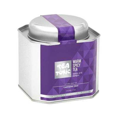 Tea Tonic Org Warm Spicy Tea Caddy Tin 220g