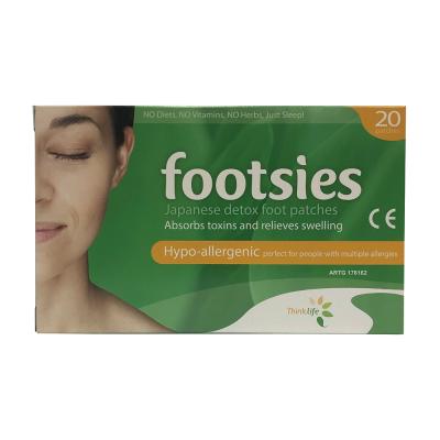 Thinklife Footsies Foot Patch Hypo-allergenic Patches X 2 Pk