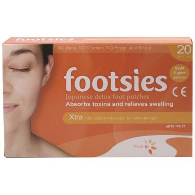 Thinklife Footsies Foot Patch Xtra Patches X 20 Pack