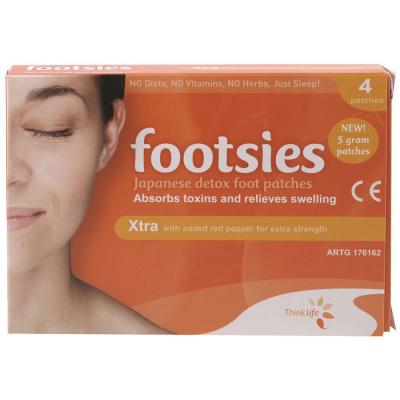 Thinklife Footsies Foot Patch Xtra Patches X 4 Pack