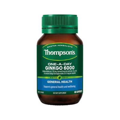Thompsons One A Day Ginkgo 6000 60c