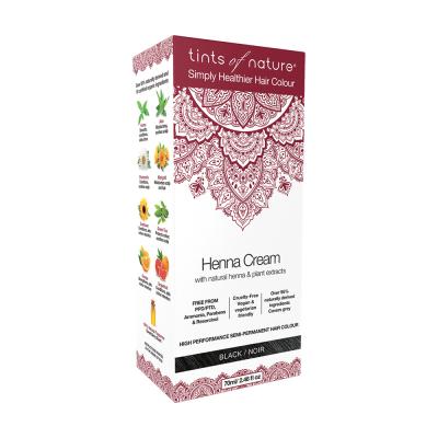 Tints Nature Henna Cream (hair Semi Perm) Black 70ml