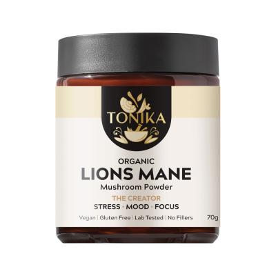 Tonika Org Mushroom Powder Lions Mane 90g