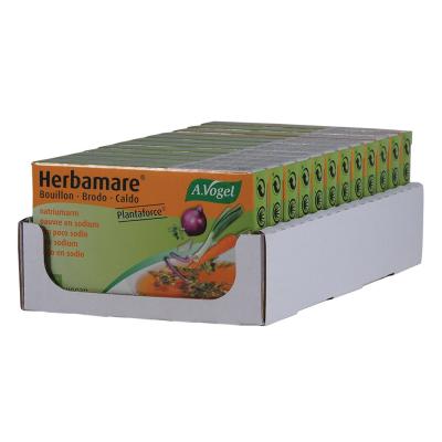 Vogel Org Herbamare Bouillon Low Sod Cube (9.5gx8) X12 Disp