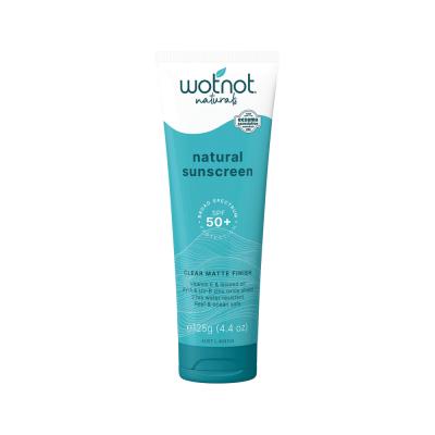 Wotnot Nat Natural Sunscreen Spf 50 Plus 125g