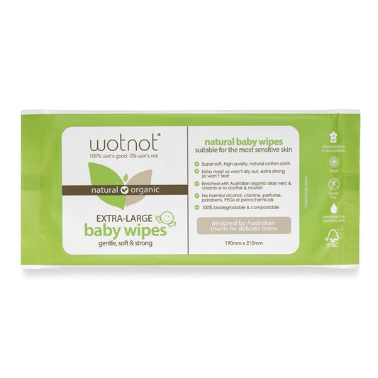 Wotnot Nat Wipes Baby Soft Pack