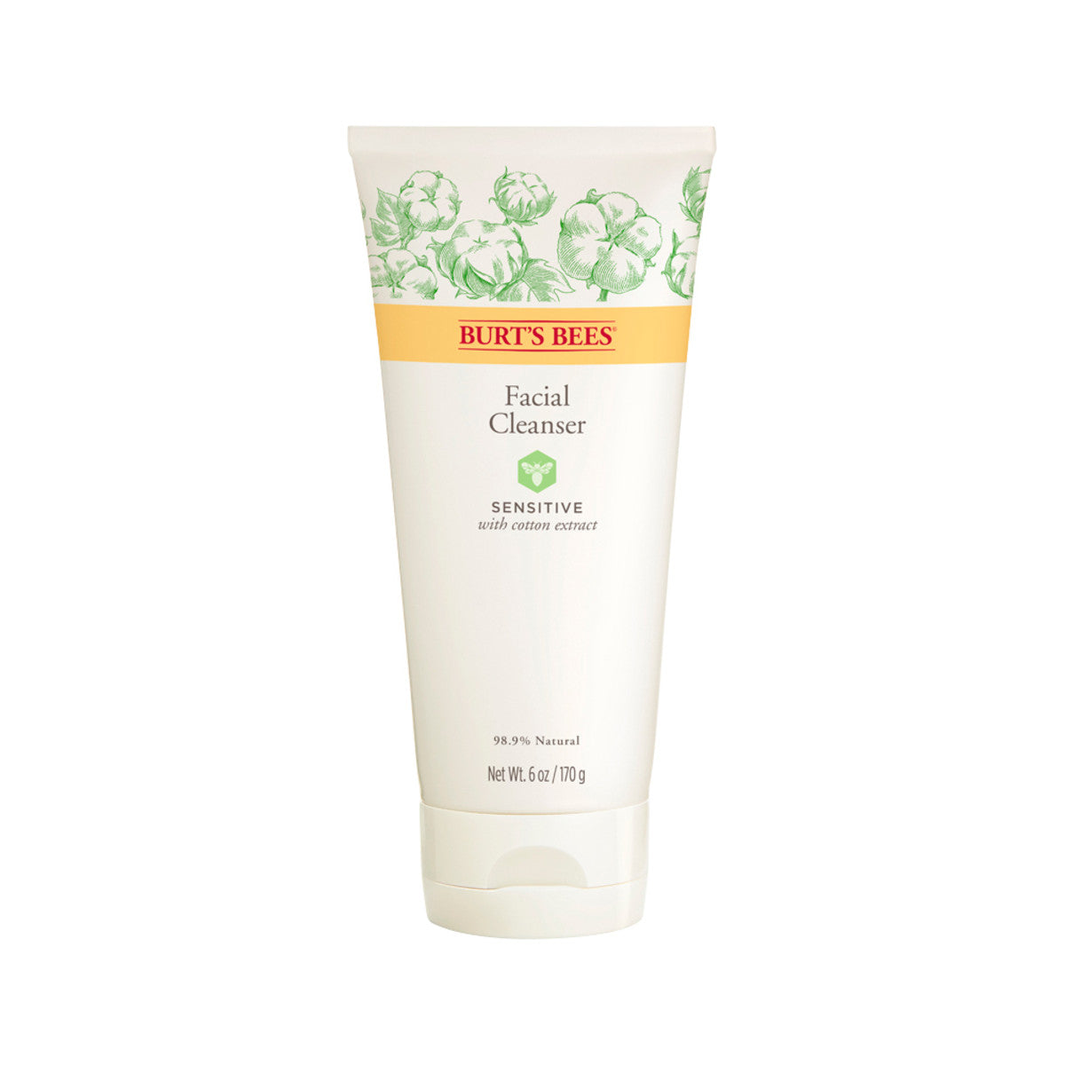 Burts Bees Sensitive Solutions Cream Cleanser Gentle 170g