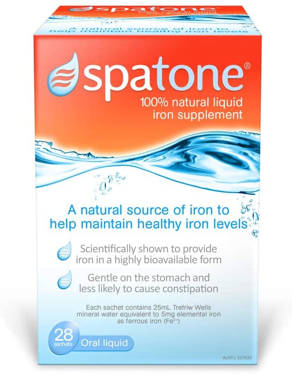 Spatone Liq Iron Sachet 27ml Apple 28 Day