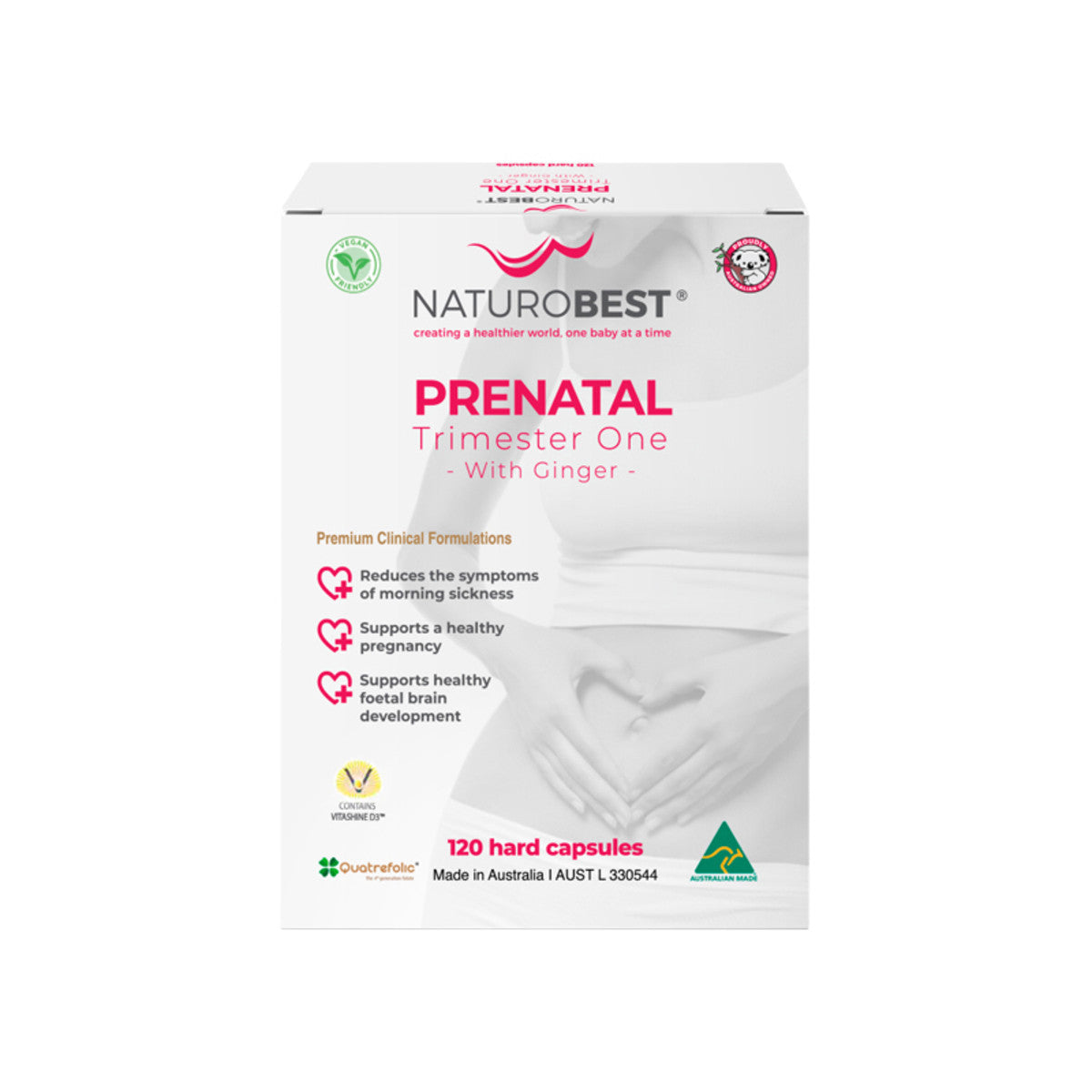 Naturobest Prenatal Trimester One With Ginger 120c